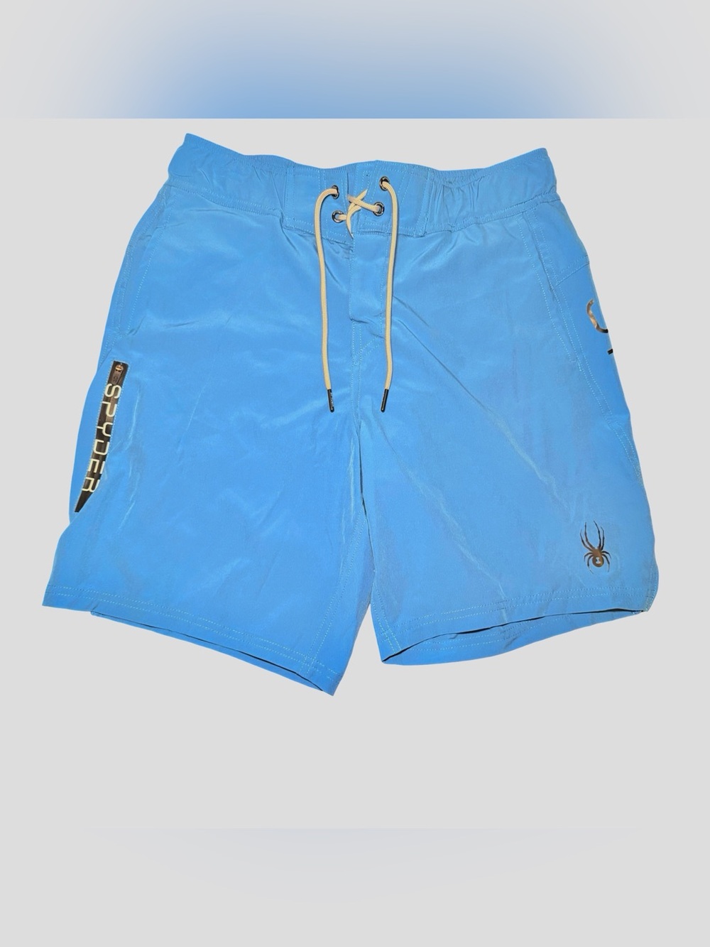 Spyder Mens Blue Swim Trunks Medium